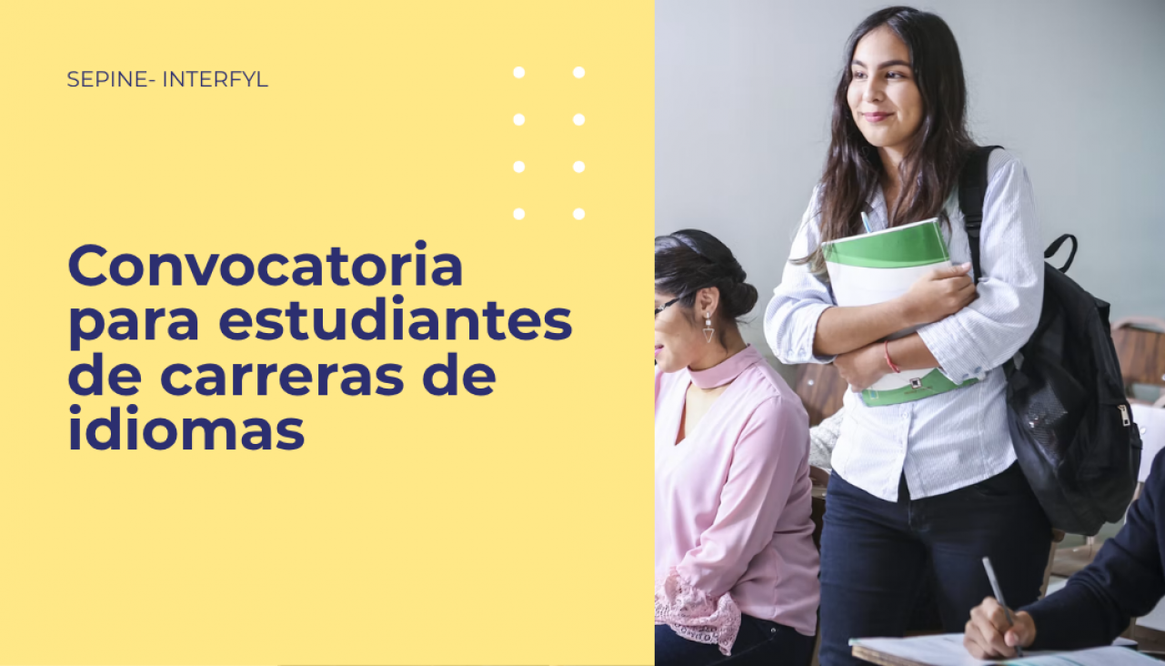 imagen Nueva oportunidad para estudiantes de las carreras de idiomas de la FFyL