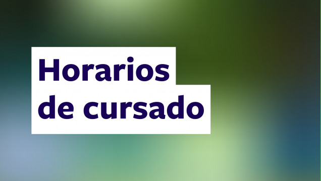 imagen Horarios de cursado