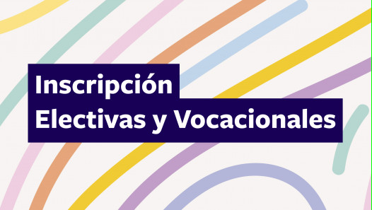 imagen Inscripción a materias electivas y vocacionales