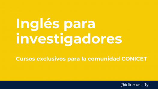 imagen Inglés para investigadores: una formación específica para comunicar en el ámbito académico y científico
