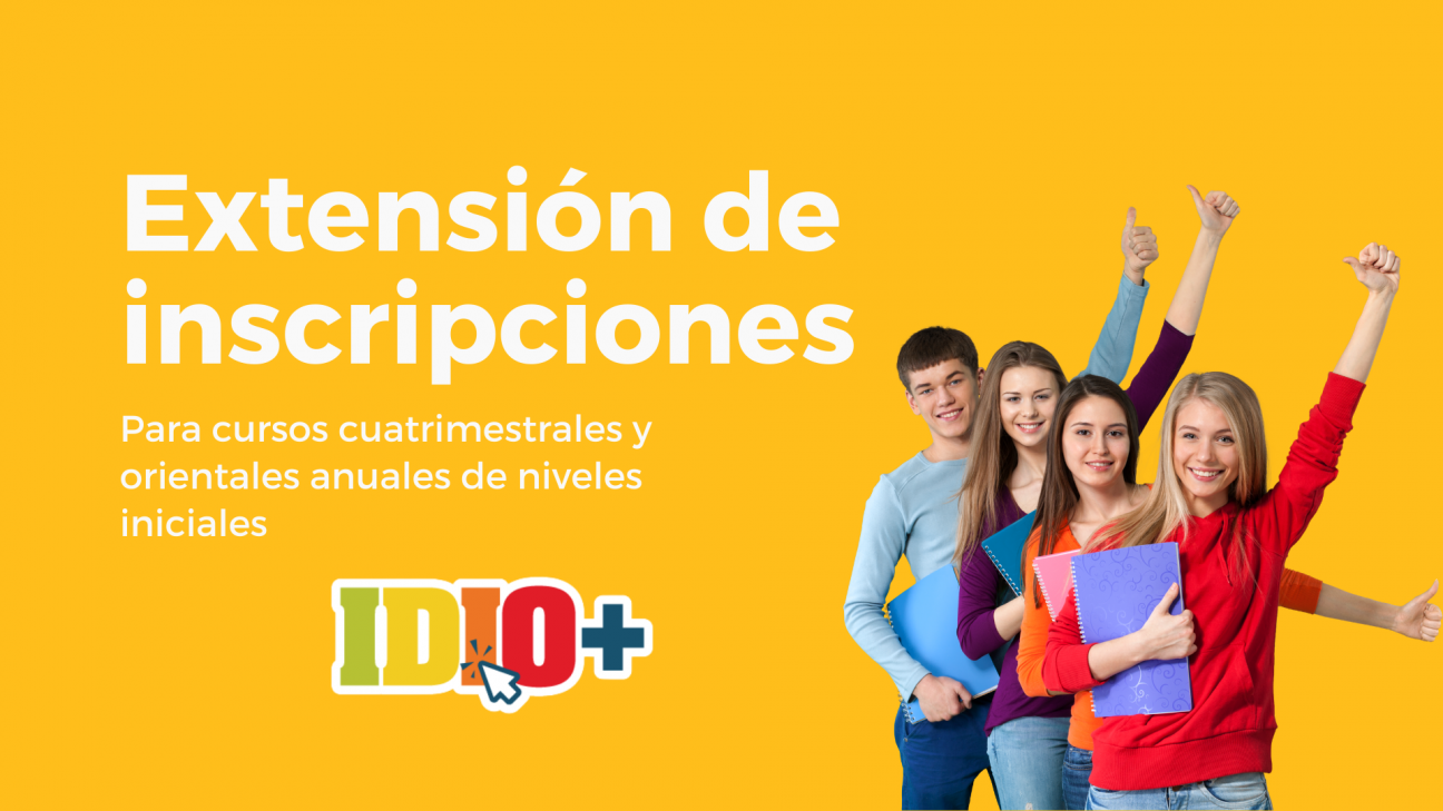 imagen Extendemos las inscripciones a cursos de idiomas hasta el 15 de marzo