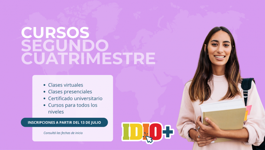 imagen Aprendé IDIO+ en el Segundo Cuatrimestre 2026: enterate de toda la oferta de cursos