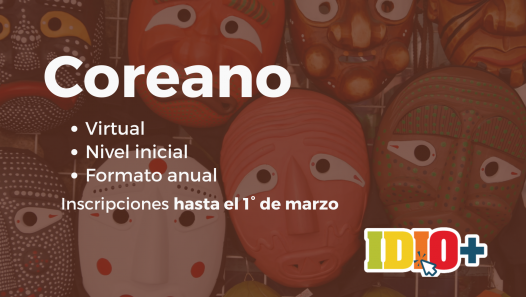 imagen Aprendé Coreano en IDIO+ 
