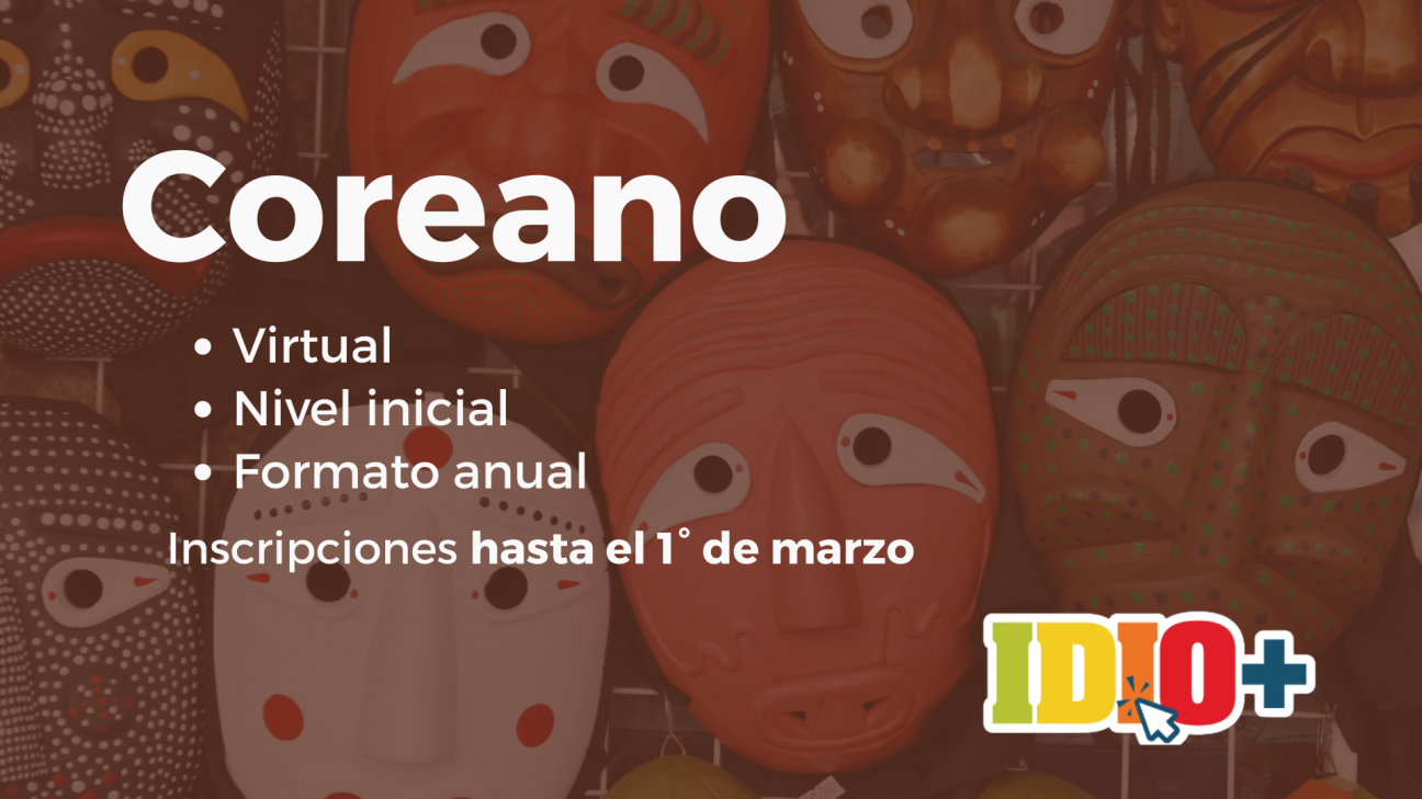 imagen Aprendé Coreano en IDIO+ 