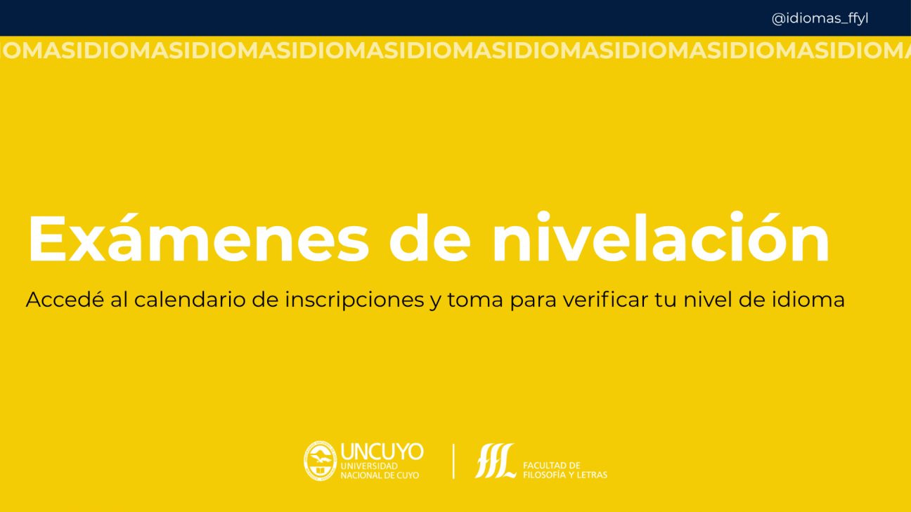 imagen Calendario de Exámenes de Nivelación 2026