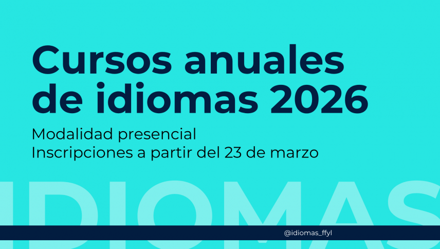 imagen Cursos anuales de idiomas 2026: formate todo el año y potenciá tu perfil