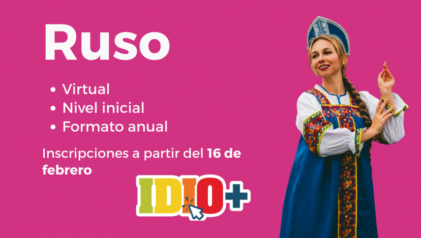 imagen Vuelve el idioma ruso a IDIO+