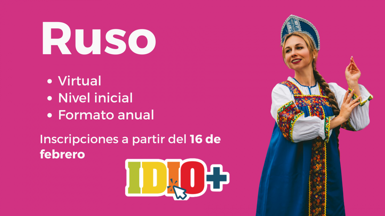 imagen Vuelve el idioma ruso a IDIO+