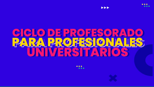 imagen Ciclo de Profesorado para Profesionales Universitarios