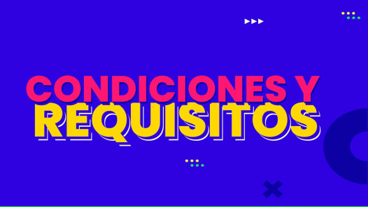 imagen Condiciones y requisitos