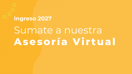imagen Asesoría Virtual sobre el Ingreso 2027